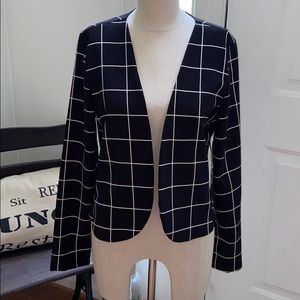 Black and white jacket